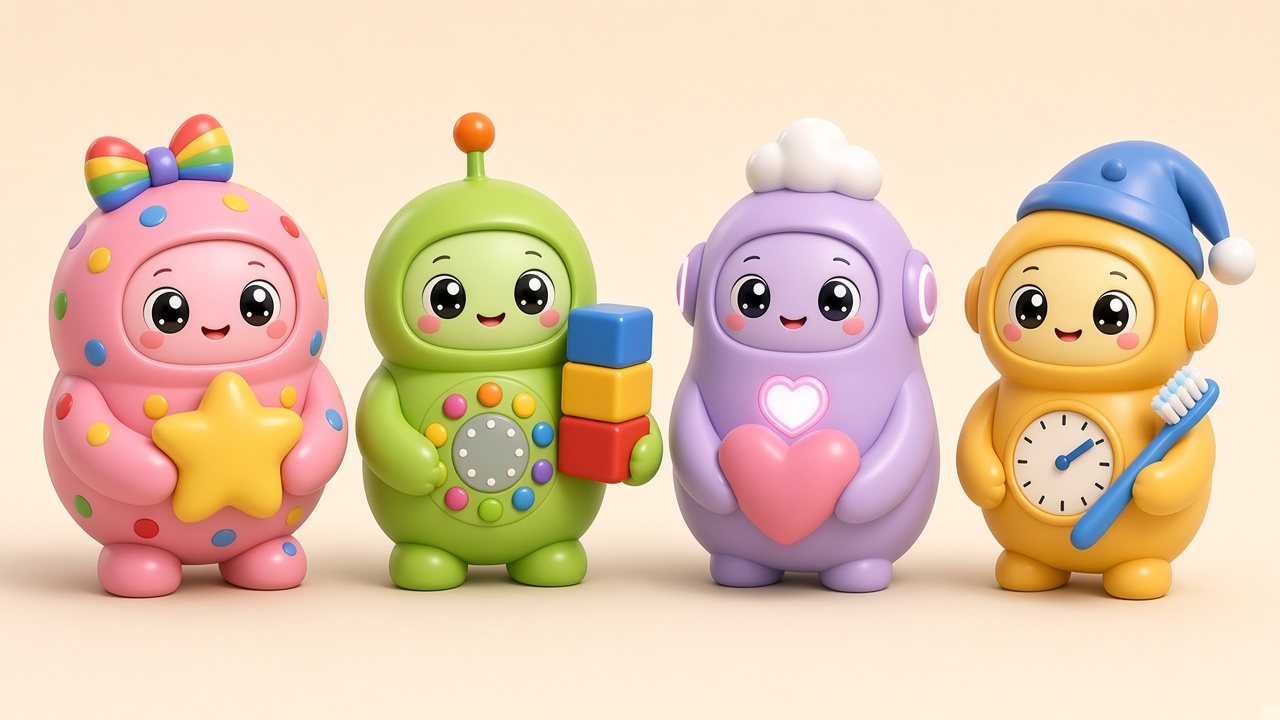 The Tiny Bots in a row